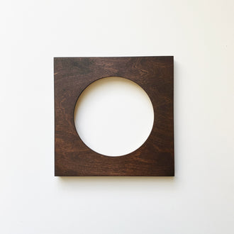 Hoop Frame - 4" Square Walnut