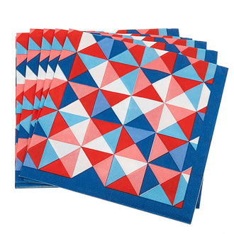 6.5" Patriotic Paper Napkins