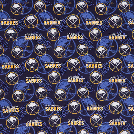 NHL Buffalo Sabres Block Cotton Fabric, Hobby Lobby