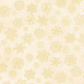 Holiday Flourish - Snow Flower - Gold ColorstorySnowflakes Cream Yardage Primary Image