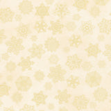 Holiday Flourish - Snow Flower - Gold ColorstorySnowflakes Cream Yardage Primary Image