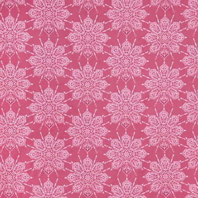 Floralicious - Medallion Hot Pink Yardage