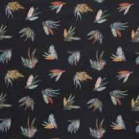 Woodland and Wildflowers - Feather Friends Charcoal Yardage Primary Image