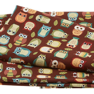 Zen Prints - Owl Brown 2 Yard Cut