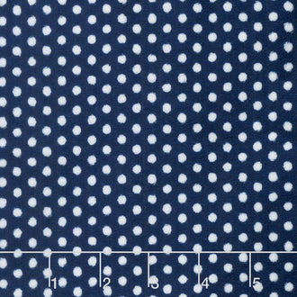 Cuddle® Classic Swiss Dot - Midnight/Snow 60" Minky Yardage