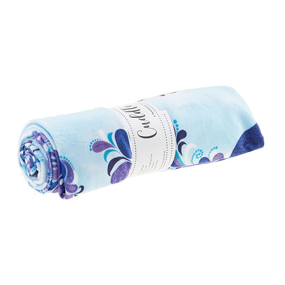 Cuddle® Digital Print - Feather Tail Peacock 2 Yard Cut