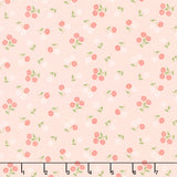 Country Rose - Dainty Floral Pale Pink Yardage Primary Image