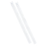 16" Hoop Pull Zippers - White Primary Image