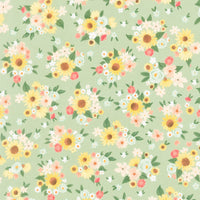 Homemade - Floral Sage Yardage Primary Image