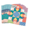 6.5" Bright Patchwork Paper Napkins Primary Image