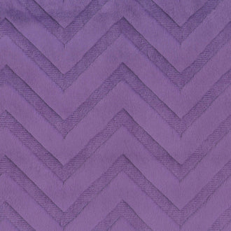 Cuddle® Embossed Chevron - Amethyst 60" Minky Yardage