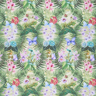 Botanical - Fern Floral Multi Yardage