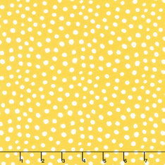 Advice from a Sunflower - Dots Patterns Yellow Yardage Primary Image