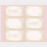 Monthly Placemat Panels - January Celebrate Placemat Multi Panel Primary Image