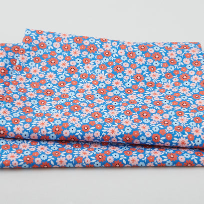 Caroline Favorites - Ditsy Floral Blue 2 Yard Cut