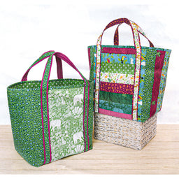 Insulated Shopper Tote Quilt As You Go Sew By Number Preprinted Insula