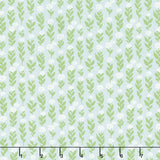 Country Rose - Climbing Vine Smokey Blue Yardage Primary Image