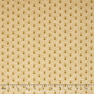 Butter Churn Basics - Dot Cream Yardage