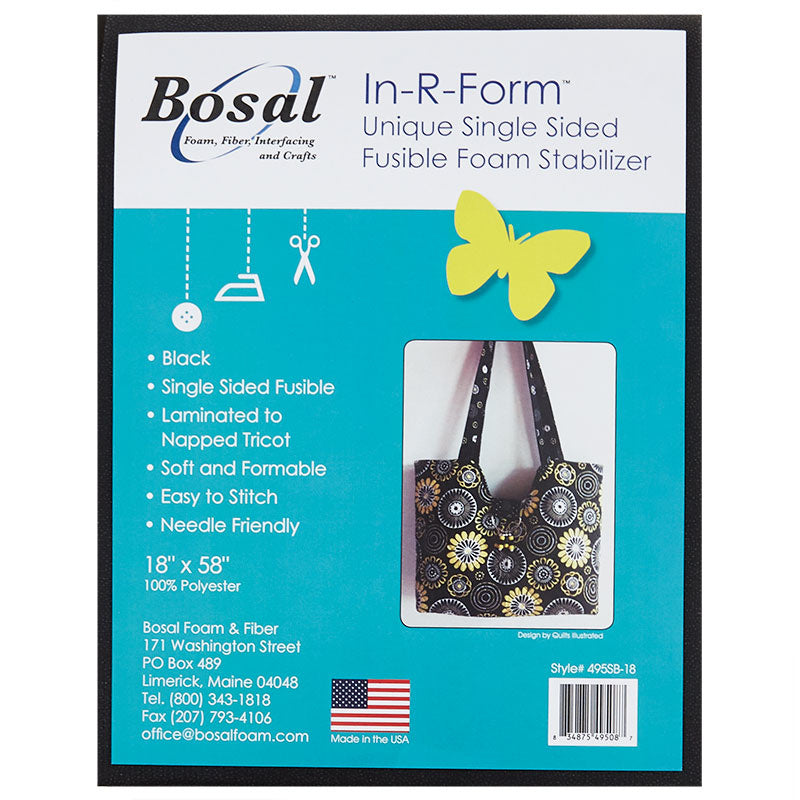 Bosal In-r-form Plus Fusible Foam Stabilizer, 18x58 Double Sided