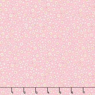 1930's Basics - Flowers Pink Yardage