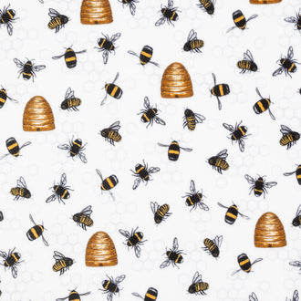 Cuddle® Prints - Bee's Knees Golden Digitally Printed Minky Yardage