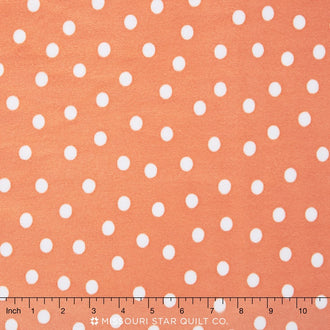 Cuddle® Prints - Alotta Dots Mandarin 60" Minky Yardage