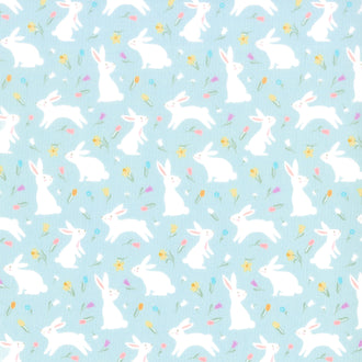 Bunny Trail - Bunnies Powder Yardage