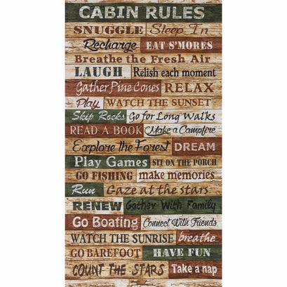 Cabin Rules - Rules Panel