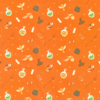 Character Halloween III - Harry Potter Magical Tools Orange Yardage