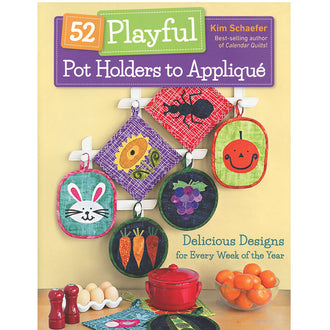 52 Playful Pot Holder to Appliqué