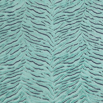 Luxe Cuddle® - Frosted Zebra Saltwater Minky Yardage