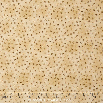 Butter Churn Basics - Tiny Vine Tan Yardage