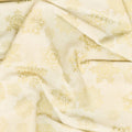 Holiday Flourish - Snow Flower - Gold ColorstorySnowflakes Cream Yardage Alternative View #1