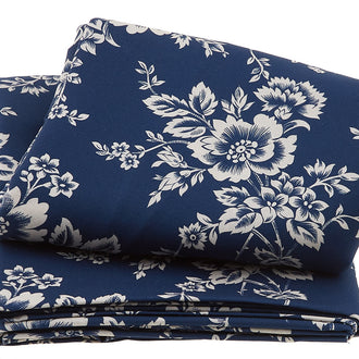 Buttercup Blooms - Wideback Navy 3 Yard Cut