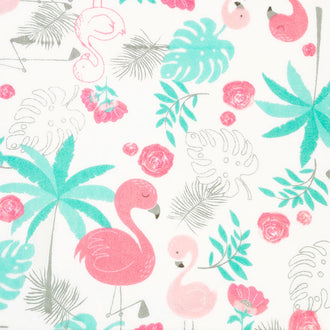 Cuddle® Prints - Flamingle Blush Minky Yardage