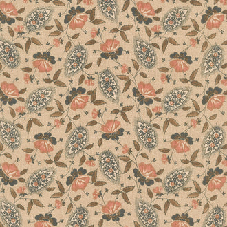 Cheddar and Coal II - Paisley Beauty Beige Yardage