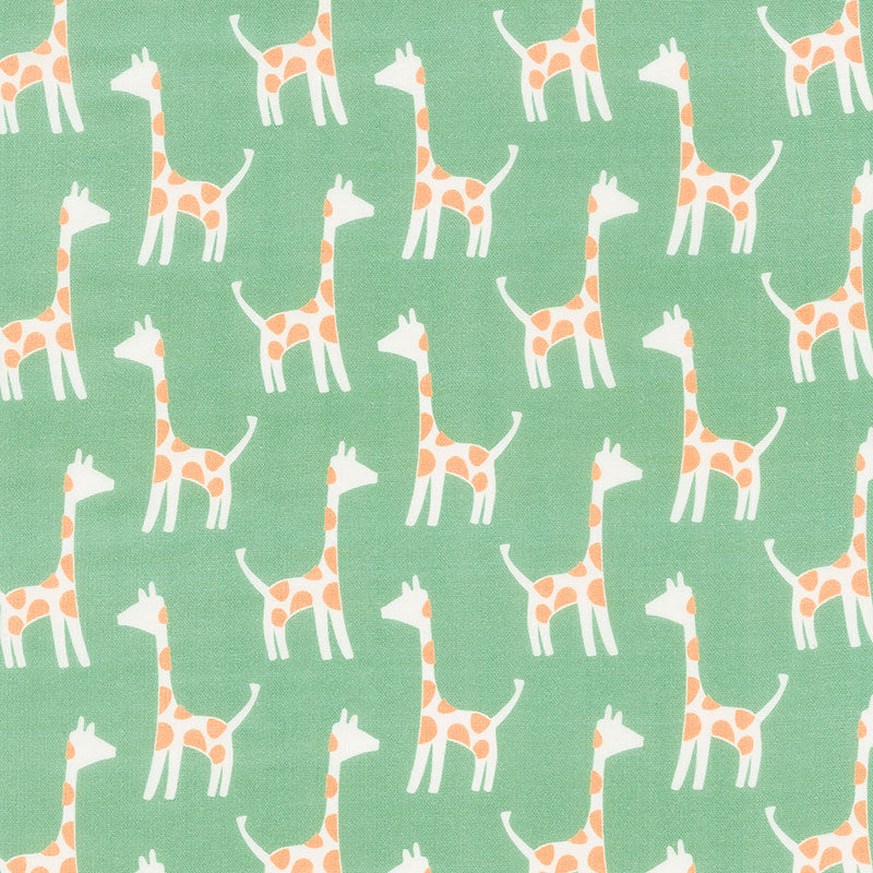 green giraffe print wallpaper