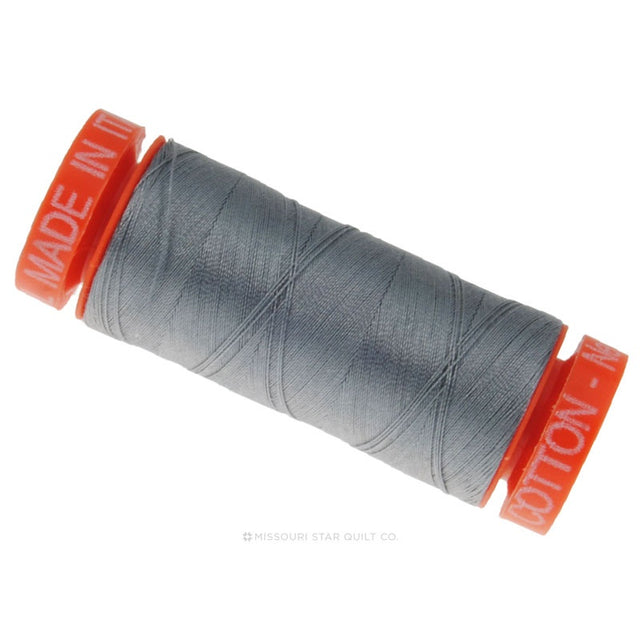Aurifil Mako 50wt Thread 2 Large Spools (Aluminum (2615))