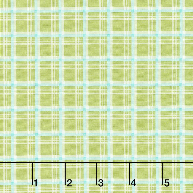 Adel in Summer Pink Plaid Fabric by Sandy Gervais - Riley Blake Fabrics