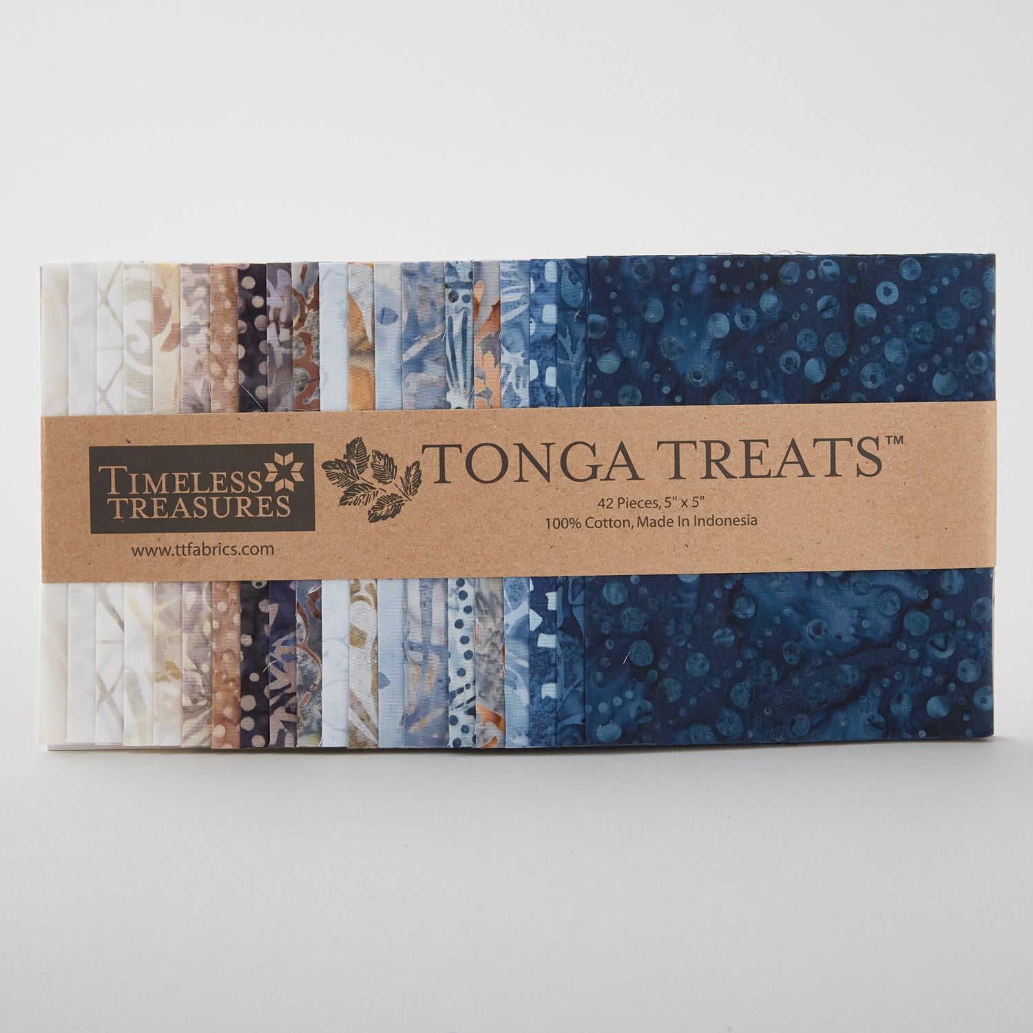 Splash Tonga Batiks Fat Quarter Bundle, Timeless Treasures Fabrics