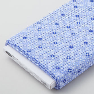 Simply Prints - Floral Geo Blue 10 Yard Bolt