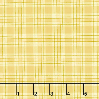 Zest For Life - Plaid Yellow Yardage