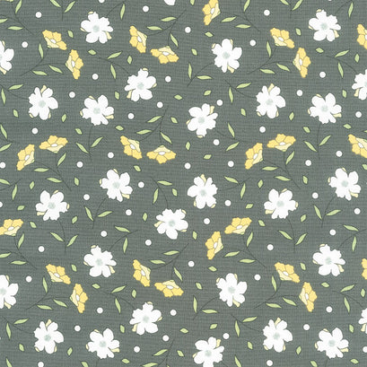 Buttercup and Slate - Abundance Slate Yardage