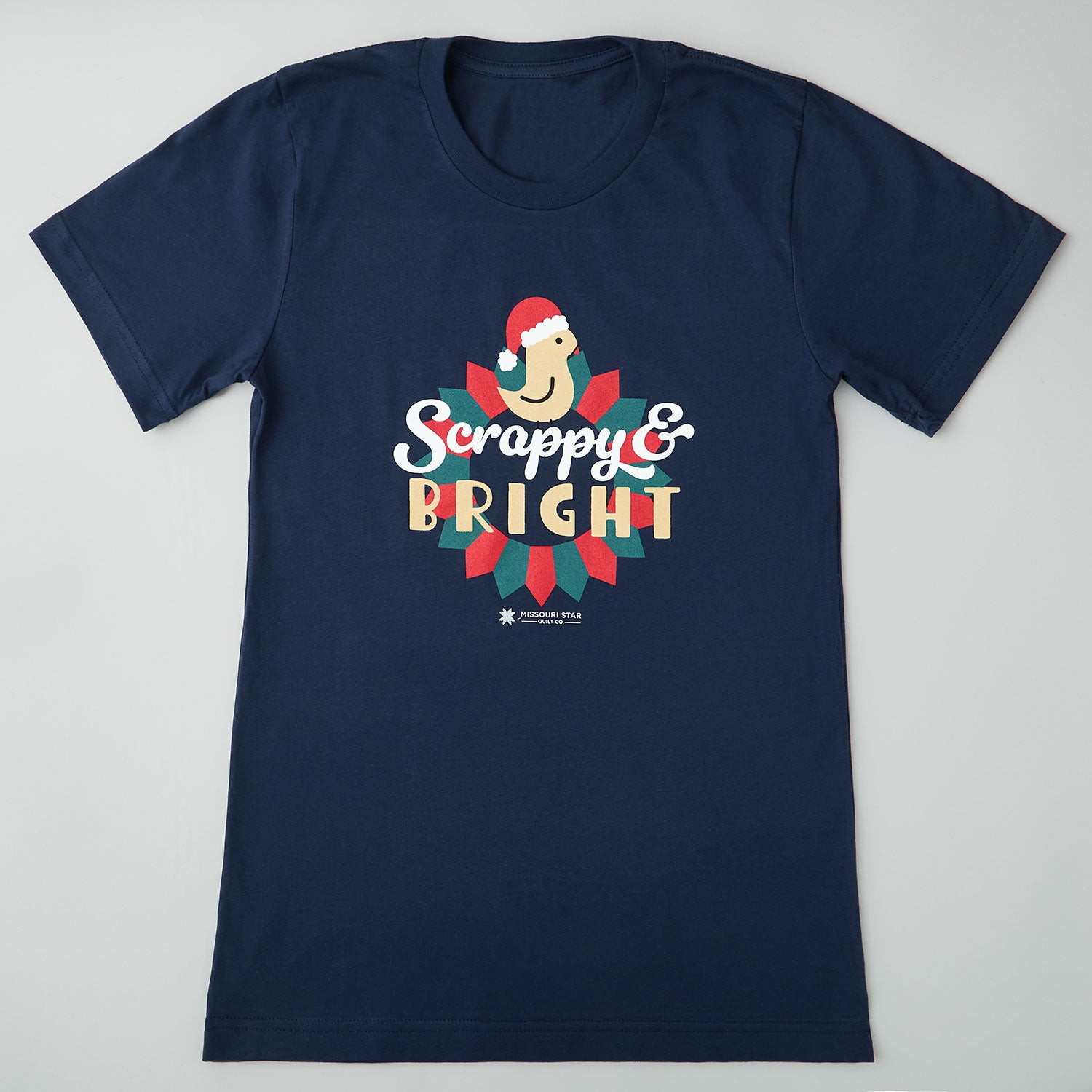 Scrappy & Bright Navy T-shirt - 2XL