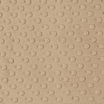 Cuddle® Embossed Dimple - Cappuccino 60" Minky Yardage