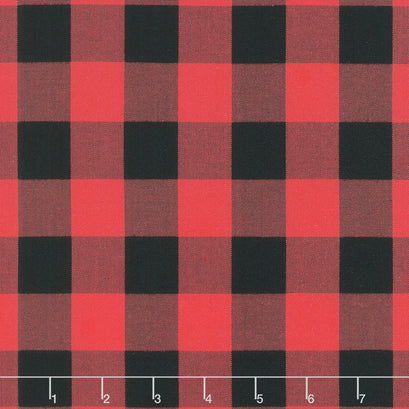 Carolina Gingham - 1" Woven Check Scarlet Yardage