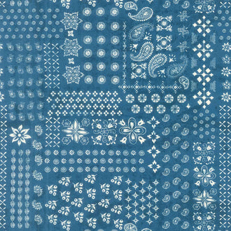 Cadence - Bandana Indigo Yardage