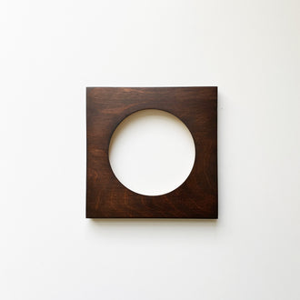 Hoop Frame - 5" Square Walnut