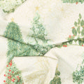 Holiday Flourish - Snow Flower - Gold ColorstoryTrees Cream Yardage Alternative View #1