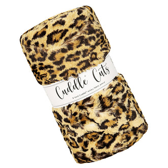 Cuddle® Cuts - Luxe Cuddle® Leopard Sand 2 Yard Cut